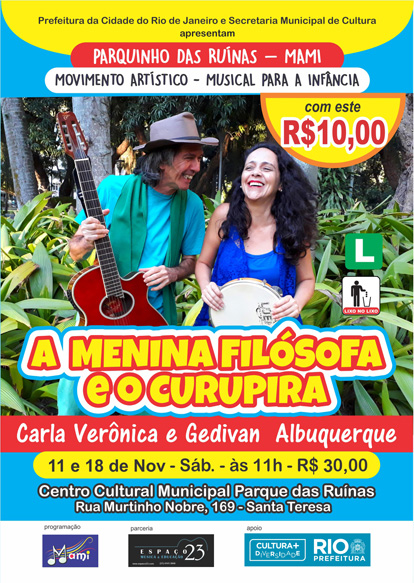 A menina filosofa - Flyer