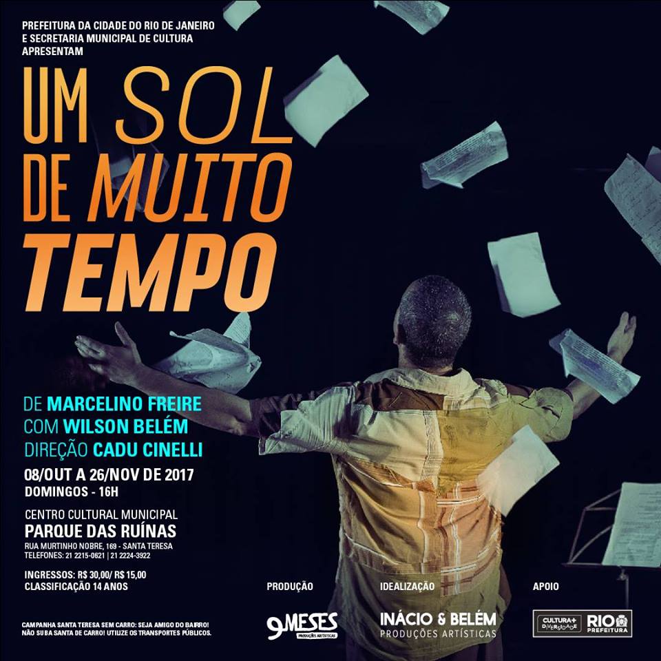 um sol de muito tempo - flyer